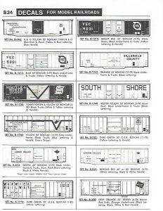 Herald King decals O Gauge Boone River Type 2  white   ZZ370 
