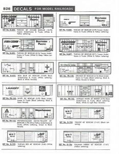 Herald King decals HO T-190 MKT red oxide and silver or black tank car E18 
