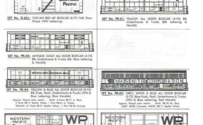 Herald King decals HO Milwaukee Road 1940-50 40' 50' box car white  XX144 